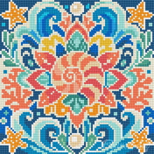 Load image into Gallery viewer, Mini Diamond Painting 10"x10" - Seashell Mandala