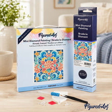 Load image into Gallery viewer, Mini Diamond Painting 10"x10" - Seashell Mandala