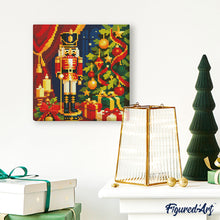 Load image into Gallery viewer, Mini Diamond Painting 10"x10" - Christmas Nutcracker