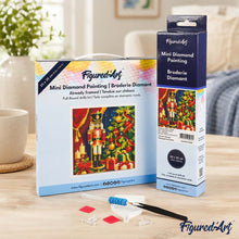 Load image into Gallery viewer, Mini Diamond Painting 10"x10" - Christmas Nutcracker
