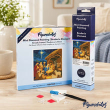 Load image into Gallery viewer, Mini Diamond Painting 10"x10" - Christmas Nativity
