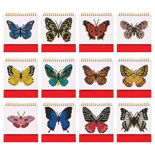 Diamond Painting Calendar 2026 - Butterflies
