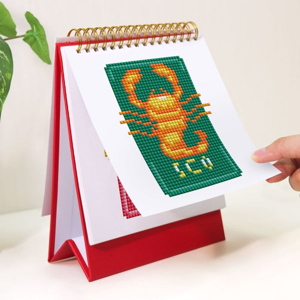 Diamond Painting Calendar 2026 - Zodiac Signs