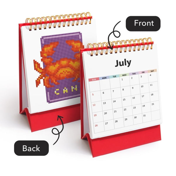 Diamond Painting Calendar 2026 - Zodiac Signs