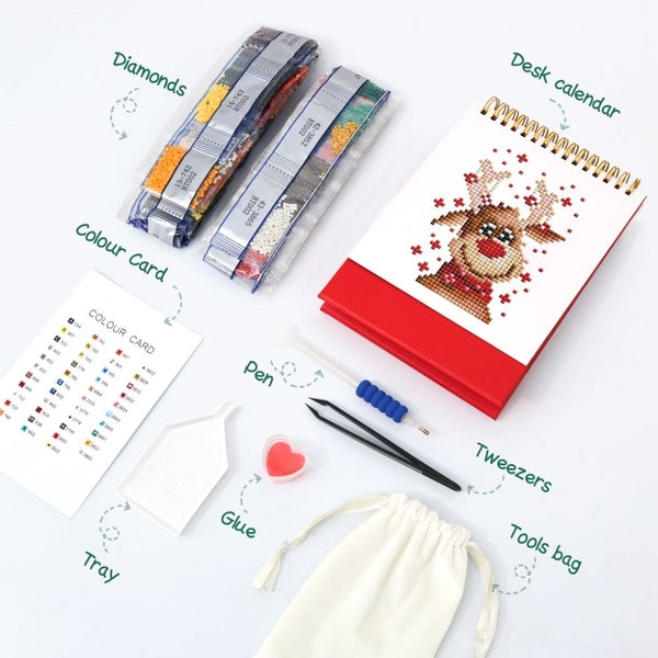 Diamond Painting Calendar 2026 - Christmas Icons