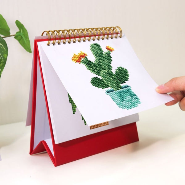 Diamond Painting Calendar 2026 - Potted Houseplants