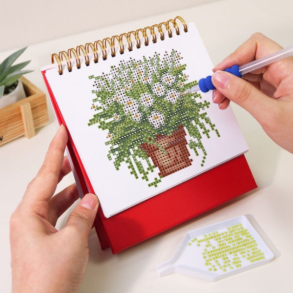 Diamond Painting Calendar 2026 - Potted Houseplants