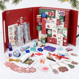 Diamond Painting Advent Calendar 2025 - 24 Boxes for a Shine Countdown (Red) Figured'Art