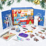 Diamond Painting Advent Calendar 2025 - 12 Days of Shimmer (Blue) Figured'Art