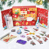 Diamond Painting Advent Calendar 2025 - 12 Days of Shimmer (Red) Figured'Art