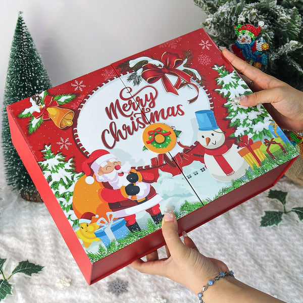 Diamond Painting Advent Calendar 2025 - 12 Days of Shimmer (Red)