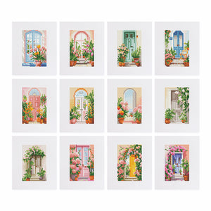 Mini Diamond Painting 3"x5" (12 pieces) - Garden Gateway Series