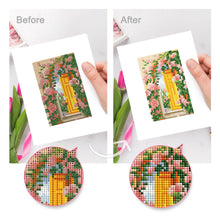 Load image into Gallery viewer, Mini Diamond Painting 3&quot;x5&quot; (12 pieces) - Garden Gateway Series