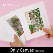 Load image into Gallery viewer, Mini Diamond Painting 3&quot;x5&quot; (12 pieces) - Garden Gateway Series