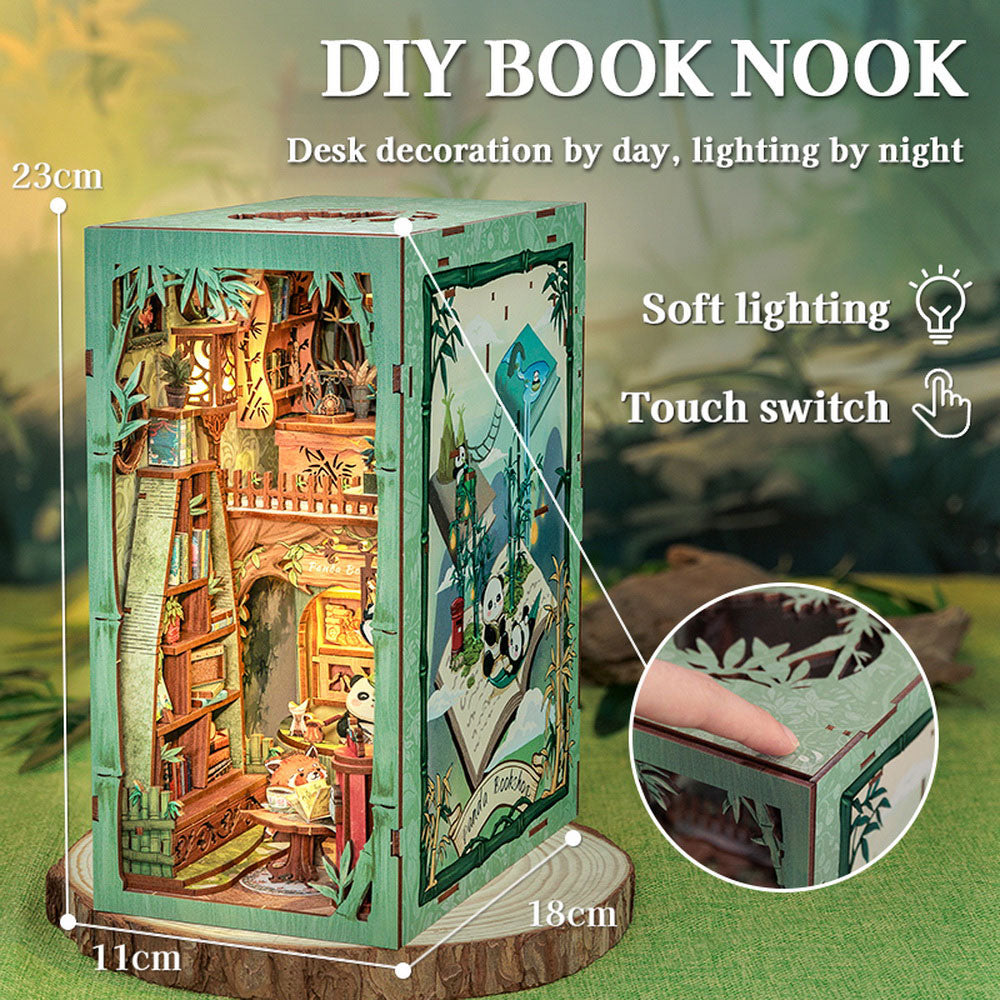 DIY Book Nook Kit - Panda Bookshop