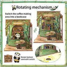 Load image into Gallery viewer, DIY Book Nook Kit - Panda Bookshop