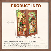 Load image into Gallery viewer, DIY Book Nook kit - Squirrel Collector