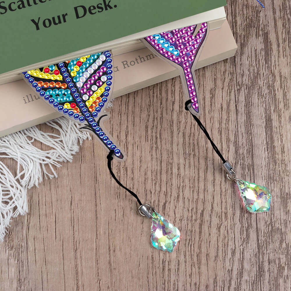 Diamond Painting 6x Bookmark Feather style