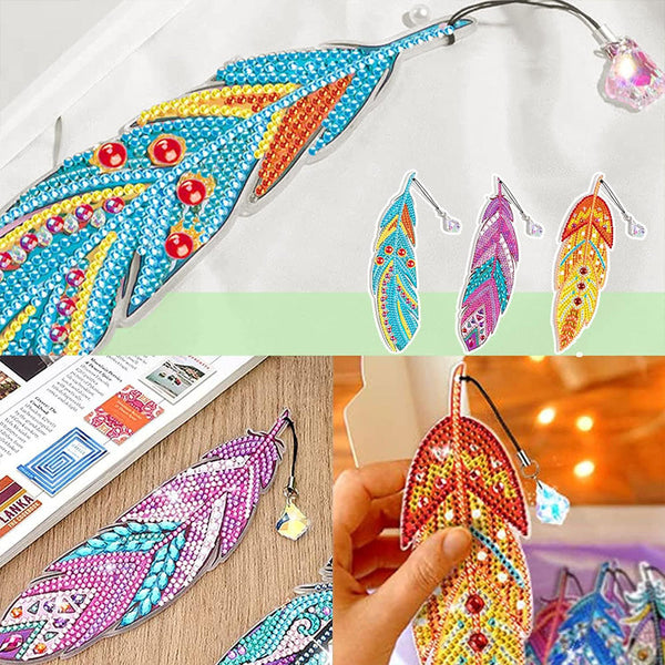 Diamond Painting 3x Bookmark Covers