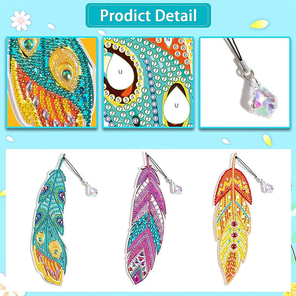 Diamond Painting 3x Bookmark Covers