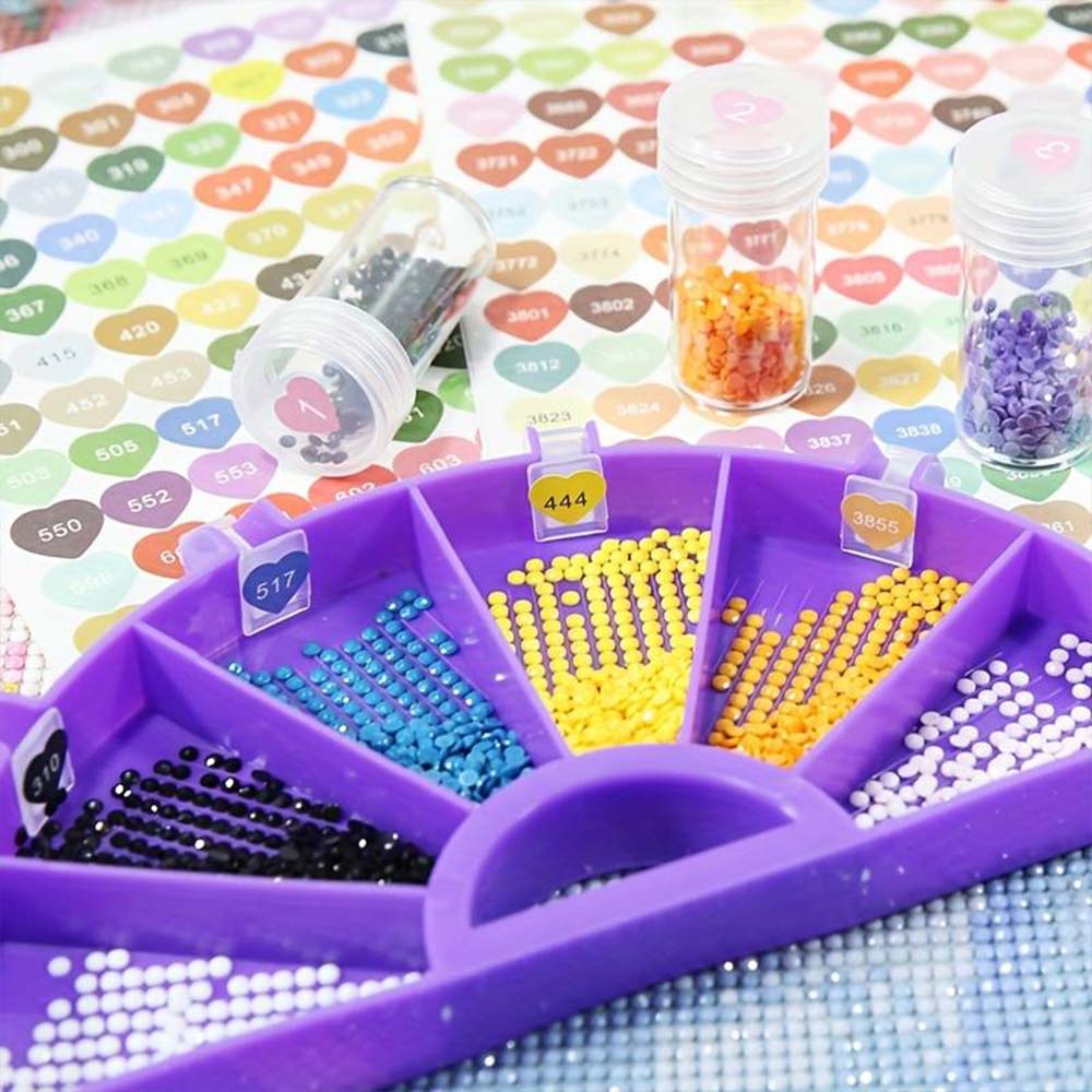 Diamond Painting 572 Heart DMC Labels