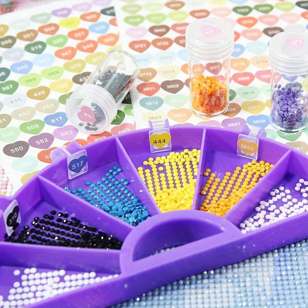 Diamond Painting 572 Heart DMC Labels