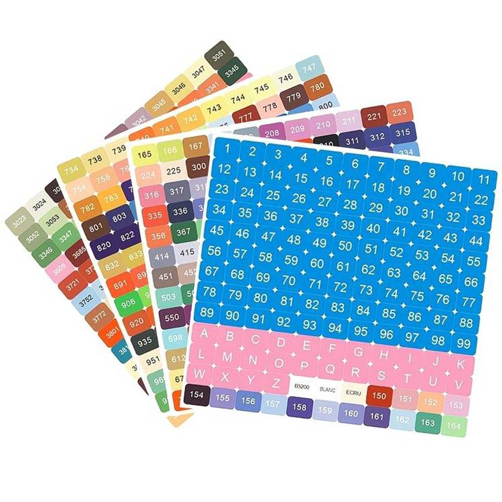 Diamond Painting 572 Square DMC Labels
