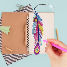 Load image into Gallery viewer, Diamond Art 6x Bookmark Feather