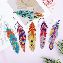 Load image into Gallery viewer, Diamond Art 6x Bookmark Feather