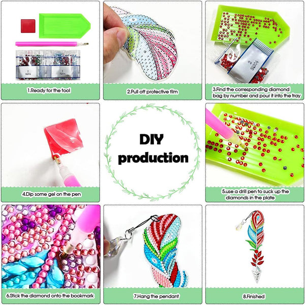 Diamond Painting 6x Bookmark Arrow