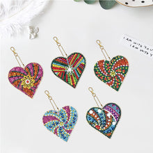 Load image into Gallery viewer, Diamond Painting Heart Pendant 5 Piece Set 2