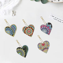 Load image into Gallery viewer, Diamond Painting Heart Pendant 5-piece Set 3