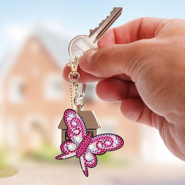 Diamond Art Butterfly Charms 5 Piece Set