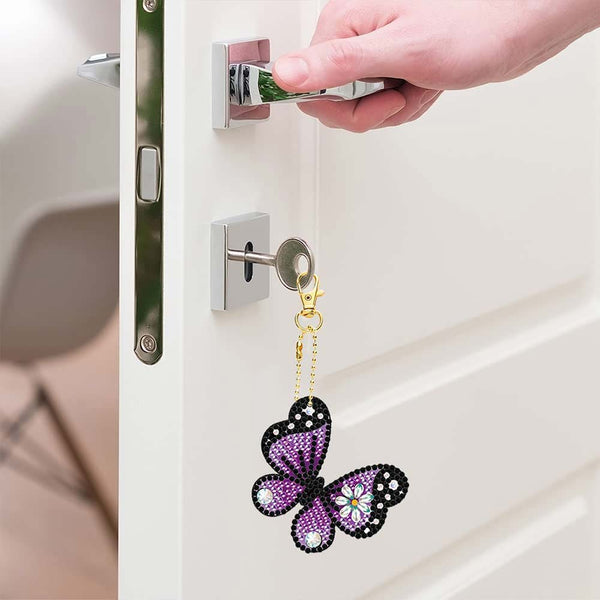 Diamond Art Butterfly Charms 5 Piece Set