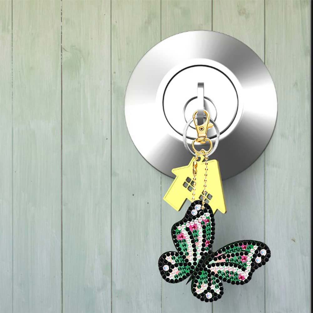 Diamond Art Butterfly Charms 5 Piece Set