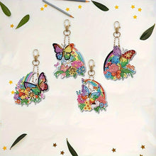 Load image into Gallery viewer, Diamond Painting Butterfly Charms with 5 Piece Set