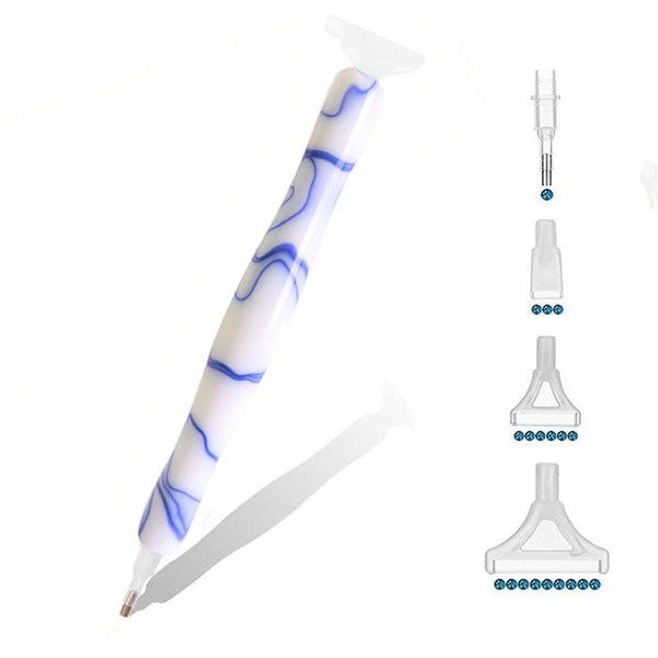 Diamond Painting Ergonomic Premium Pen Blue Waves 5 Variations