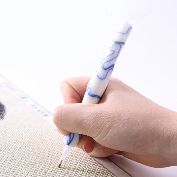 Diamond Painting Ergonomic Premium Pen Blue Waves 5 Variations