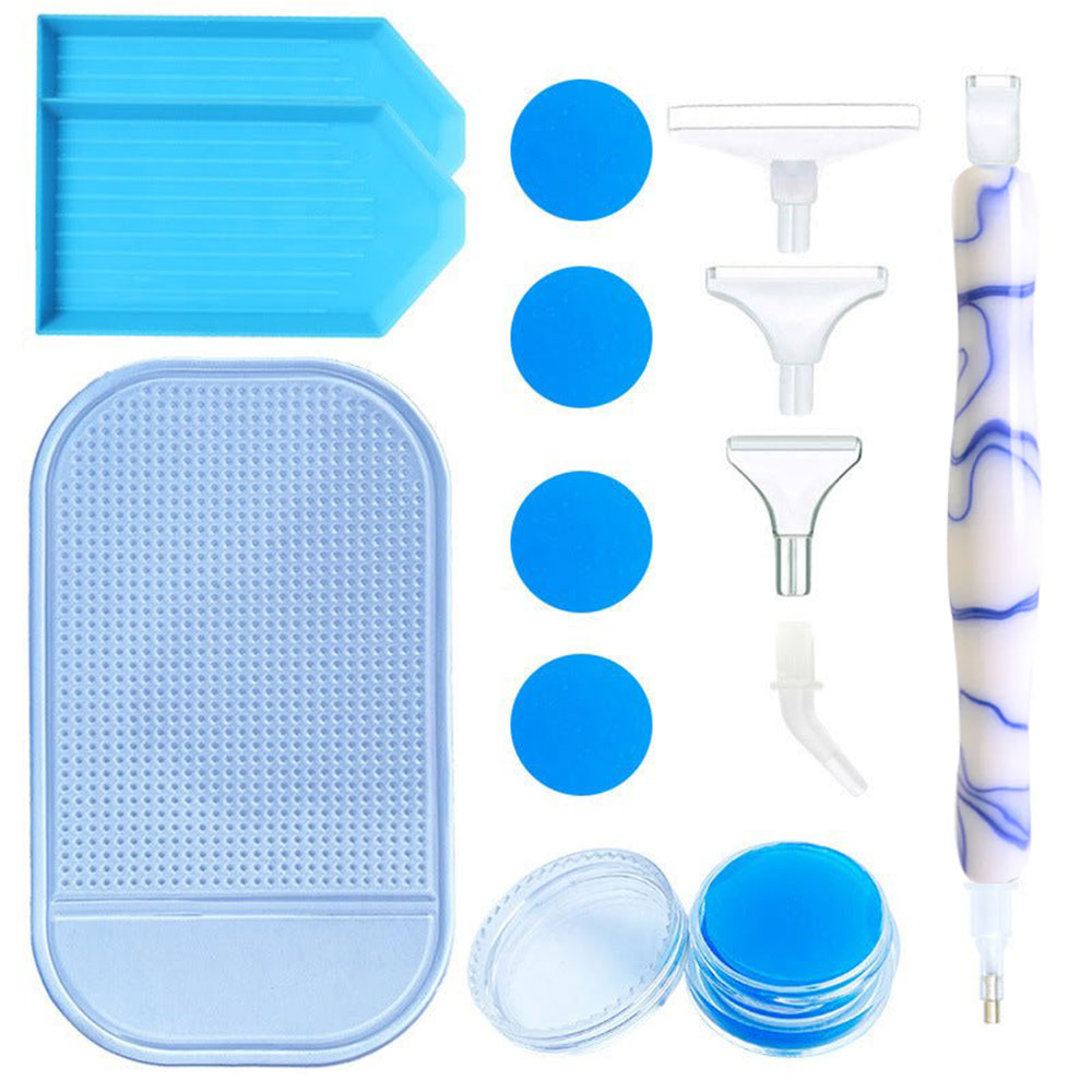 Diamond Painting Ergonomic Premium Pen Blue Waves 5 Variations