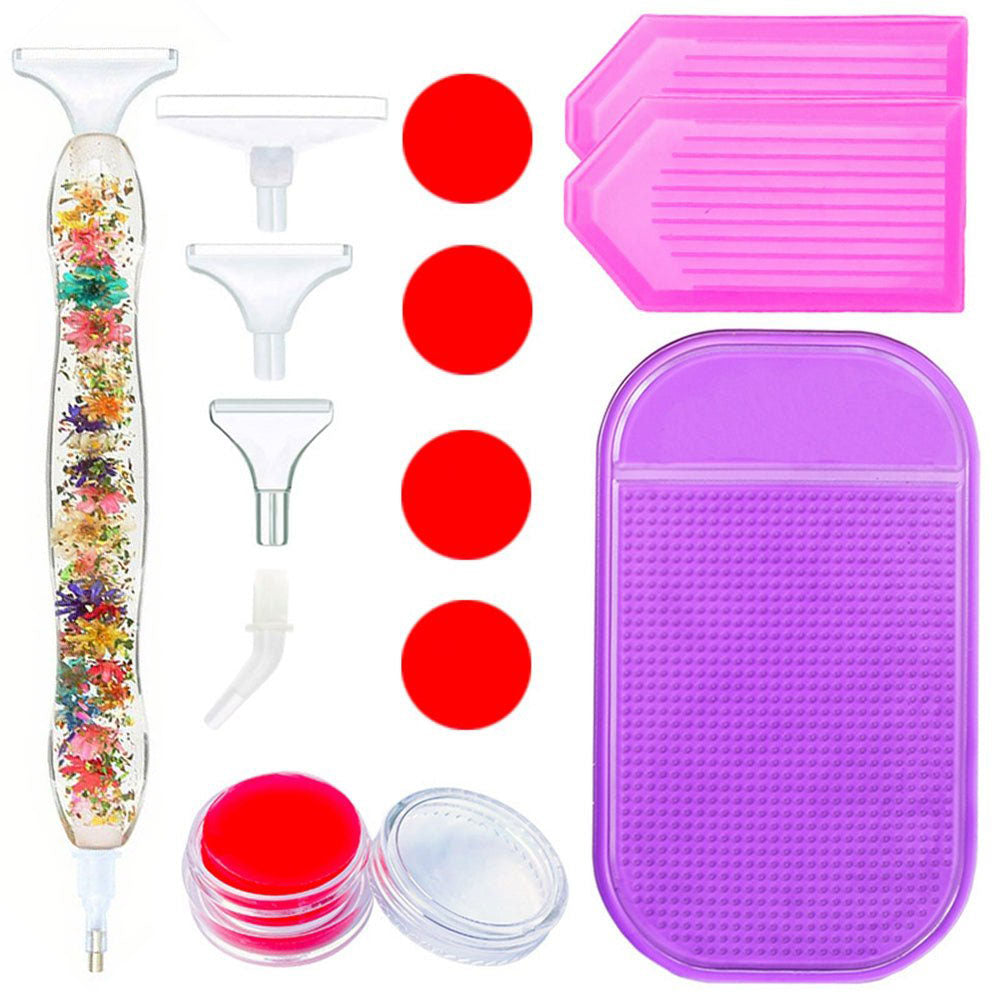 Diamond Painting Ergonomic Premium Pen Flower Bath 5 Variants