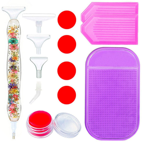 Diamond Painting Ergonomic Premium Pen Flower Bath 5 Variants