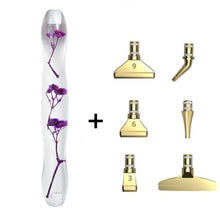 Load image into Gallery viewer, Diamond Painting Ergonomic Premium Pen Purple Flowers 5 Variations