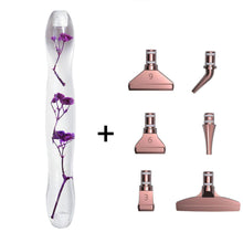 Load image into Gallery viewer, Diamond Painting Ergonomic Premium Pen Purple Flowers 5 Variations