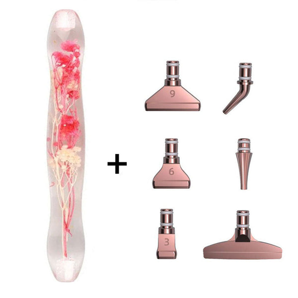 Diamond Painting Ergonomic Premium Pen with Pink Flowers