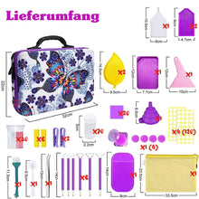 Load image into Gallery viewer, Diamond Painting Case Butterfly with 70 Compartments + Accessories