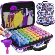 Load image into Gallery viewer, Diamond Painting Case Butterfly with 70 Compartments + Accessories