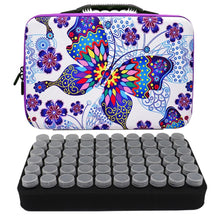 Load image into Gallery viewer, Diamond Painting Case Butterfly with 70 Compartments + Accessories