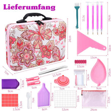 Load image into Gallery viewer, Diamond Painting Case Butterflies with 60 Compartments + Accessories