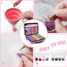 Load image into Gallery viewer, Diamond Painting Case Butterflies with 60 Compartments + Accessories