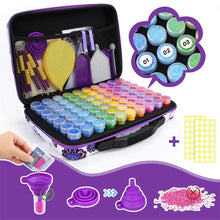 Load image into Gallery viewer, Diamond Painting Case Butterflies with 70 Compartments + Accessories